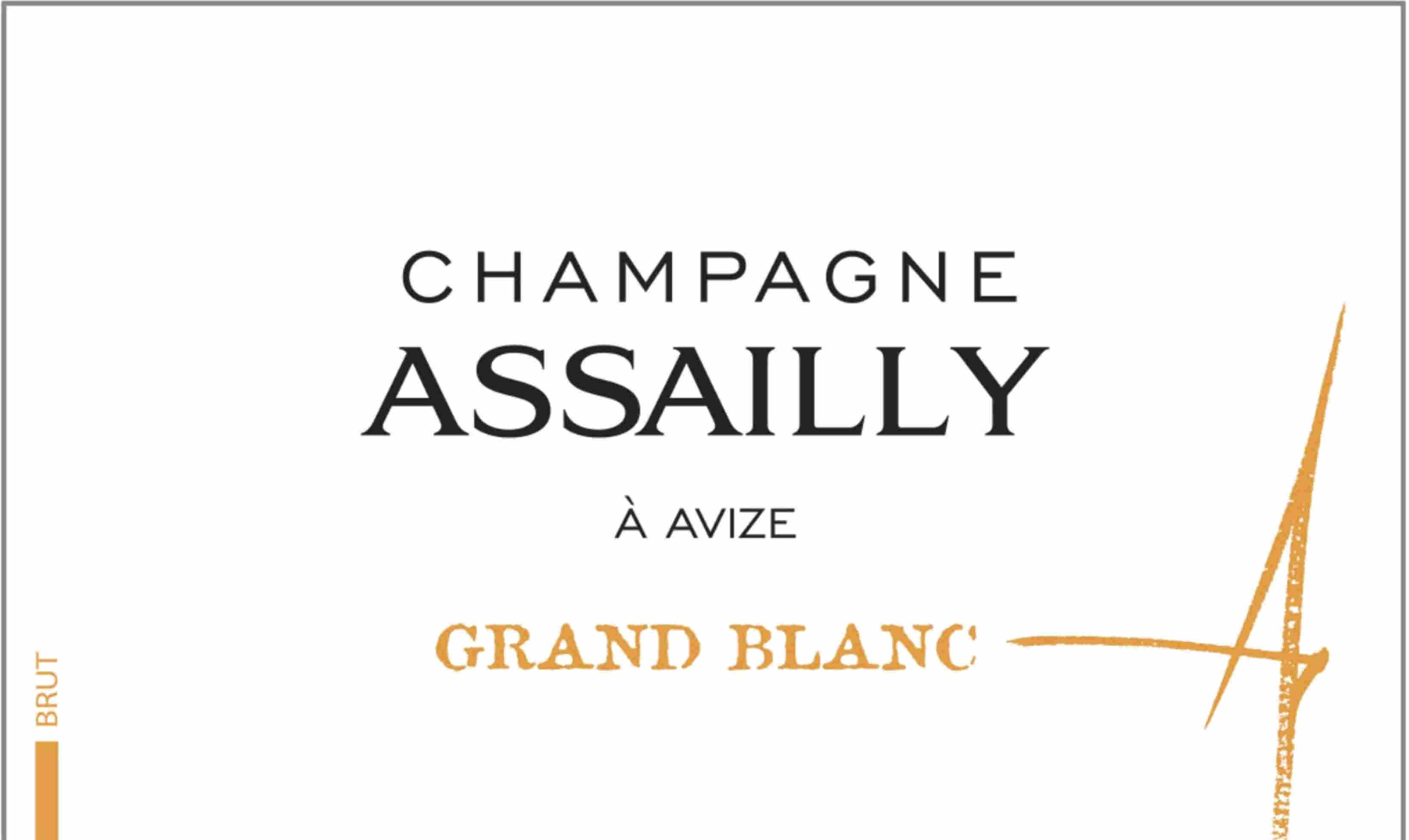 TABC label artwork for Champagne Assailly Grand Blanc Nature