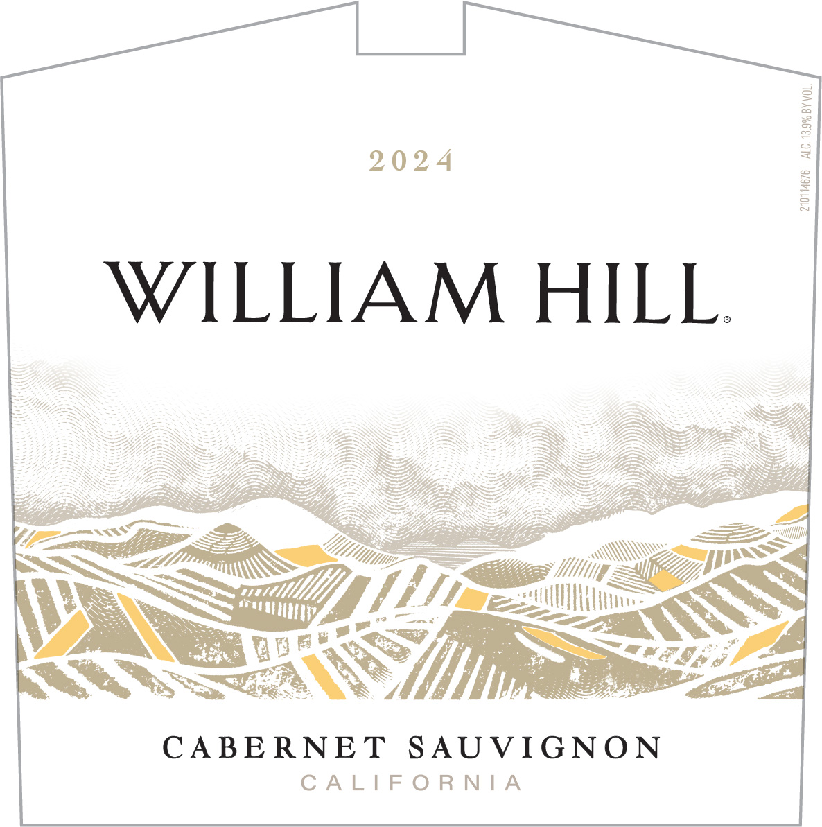 TABC label artwork for William Hill Cabernet Sauvignon California