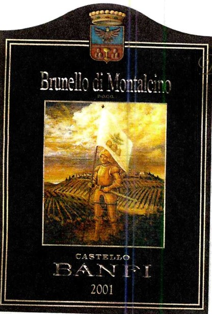 TABC label artwork for CB BRUNELLO DI MONTALCINO