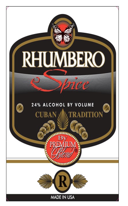TABC label artwork for Rhumbero Spice