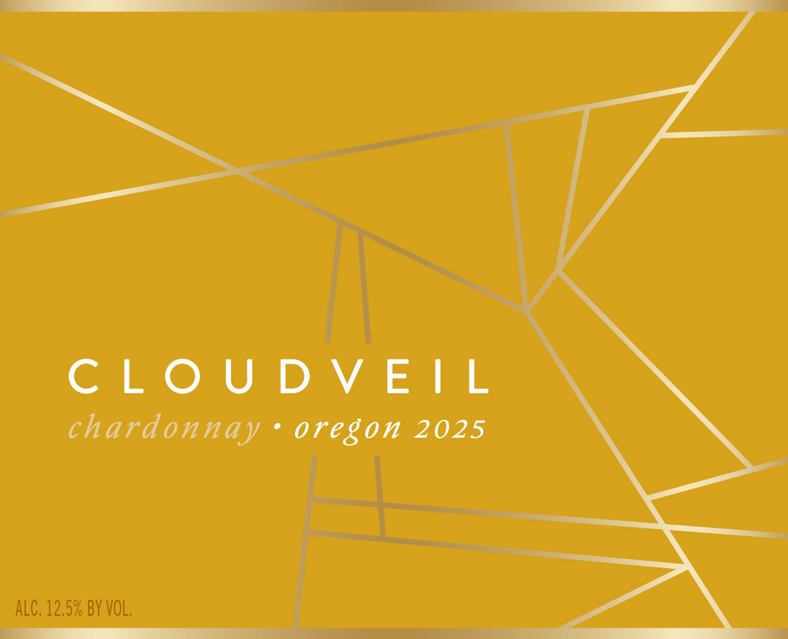 TABC label artwork for Cloudveil Chardonnay