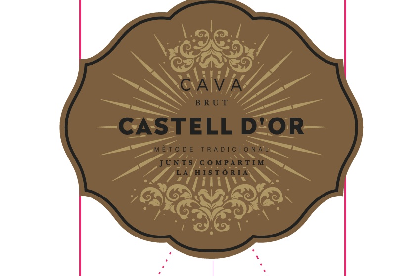 TABC label artwork for CASTELL D'OR BRUT