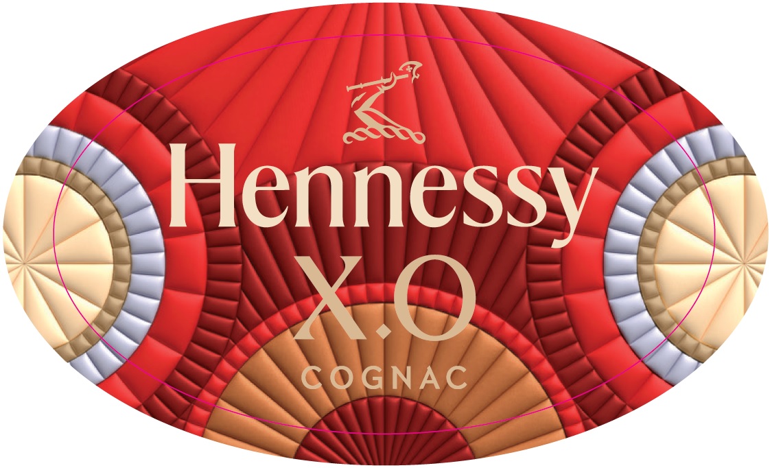 TABC label artwork for HENNESSY X.O. COGNAC