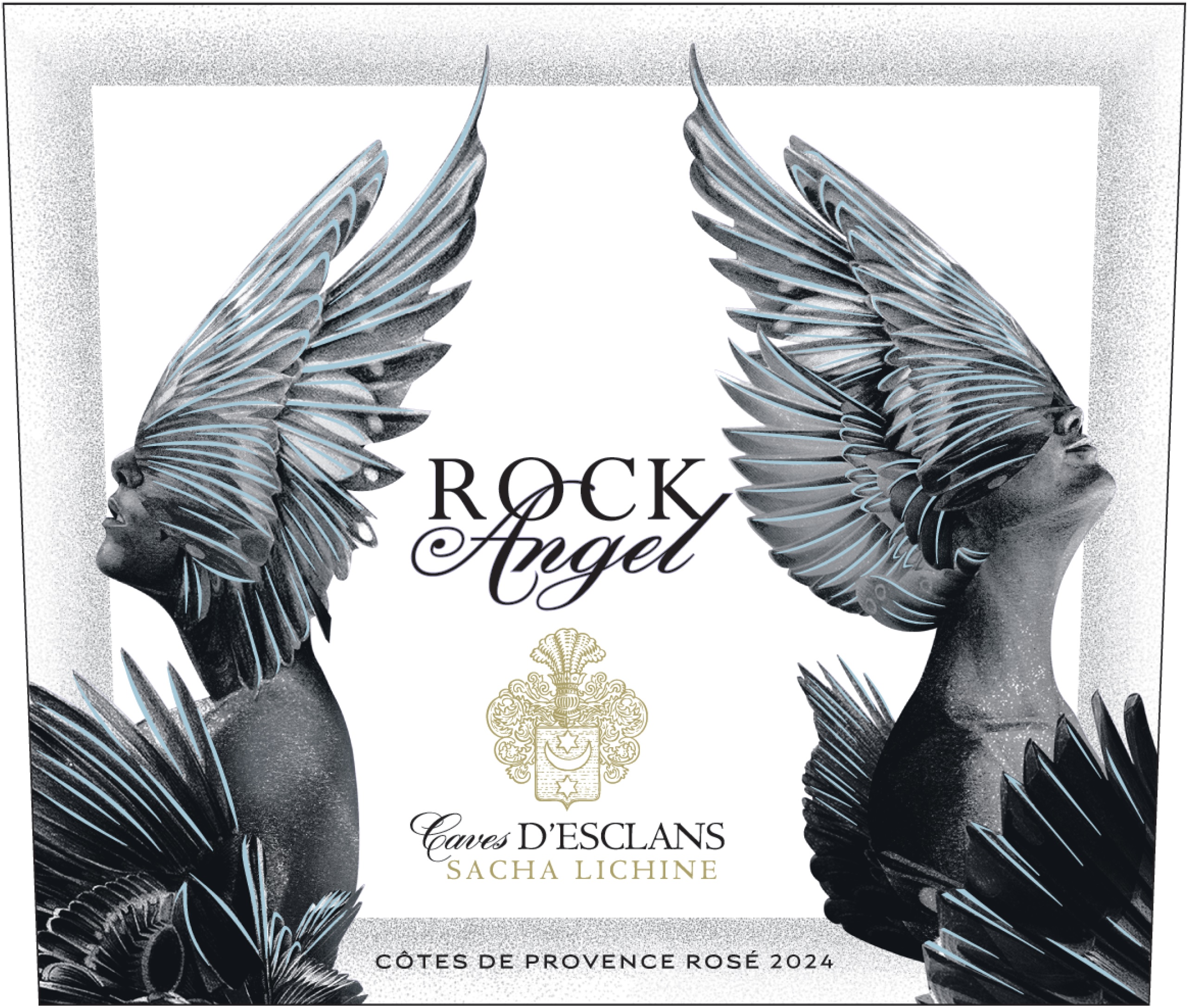 TABC label artwork for ROCK ANGEL COTES DE PROVENCE ROSE