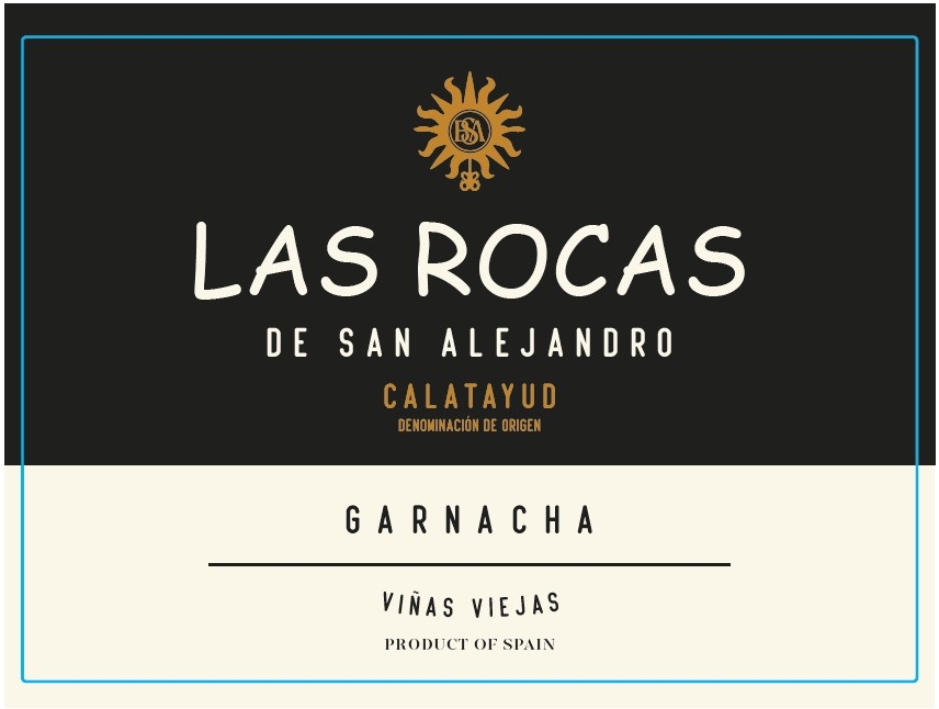 TABC label artwork for LAS ROCAS VINAS VIEJAS GARNACHA