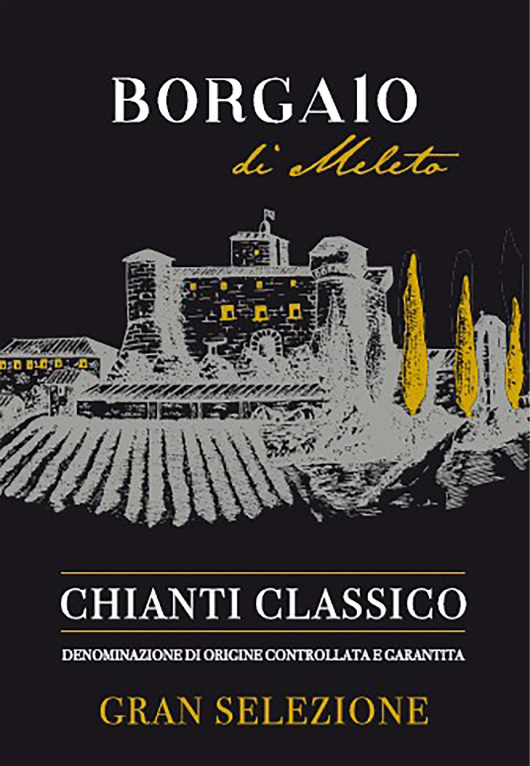 TABC label artwork for Borgaio di Meleto Gran Selezione