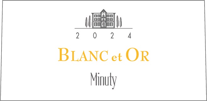 TABC label artwork for MINUTY BLANC ET OR