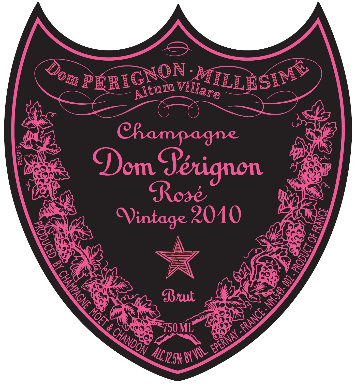 TABC label artwork for DOM PERIGNON ROSE END OF YEAR 2026
