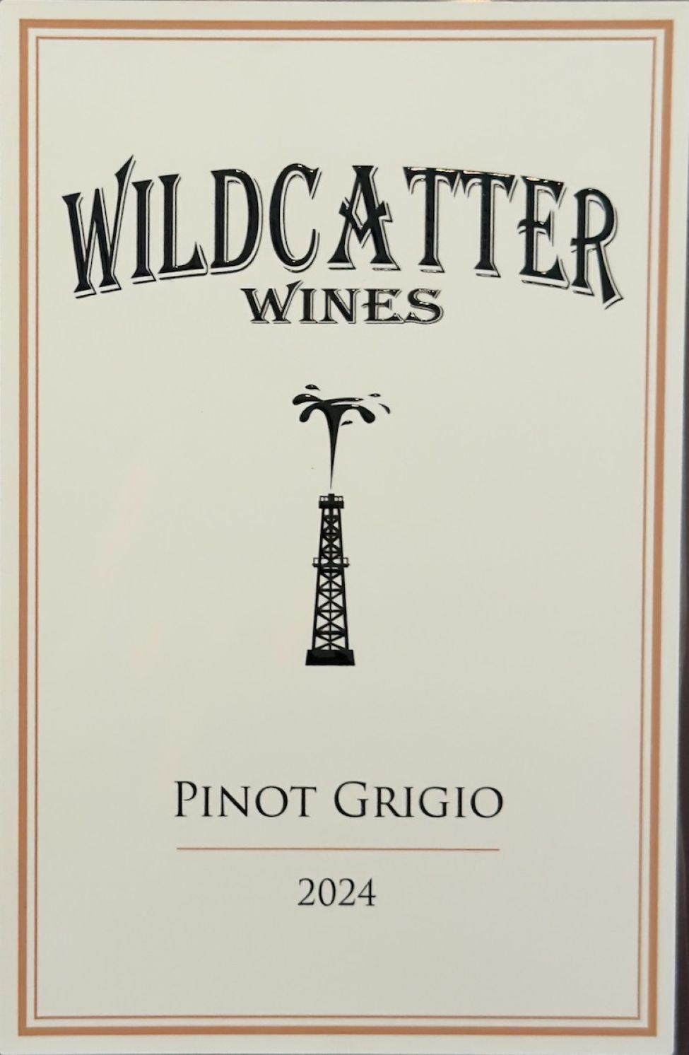 TABC label artwork for Wildcatter Pinot Grigio