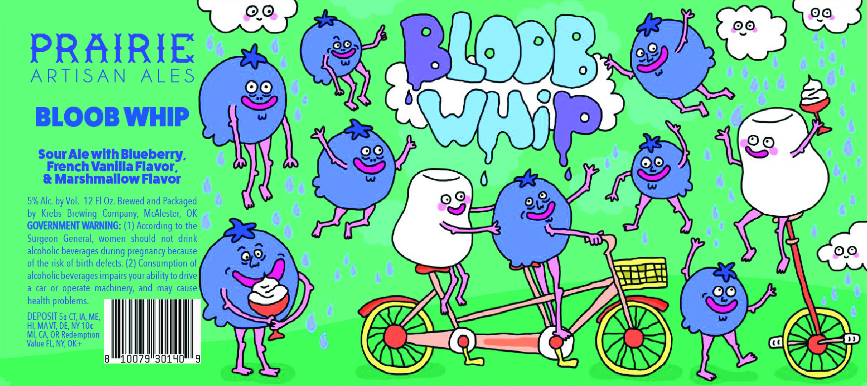 TABC label artwork for Prairie Artisan Ales Bloob Whip