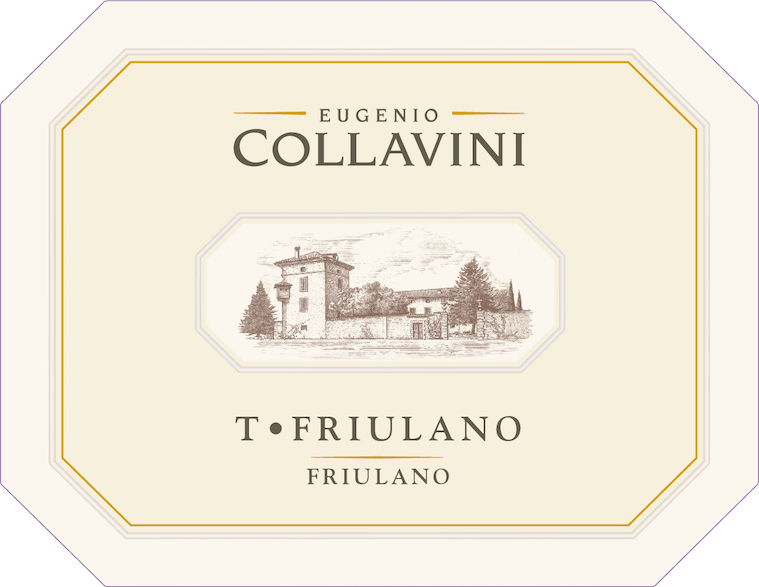 TABC label artwork for EUGENIO CALLAVINI FRIULANO