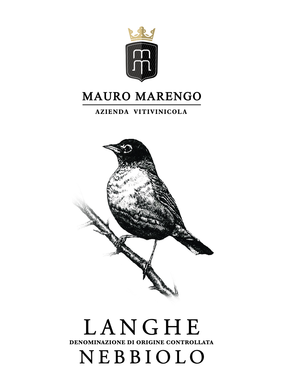 TABC label artwork for Mauro Marengo, Langhe Nebbiolo