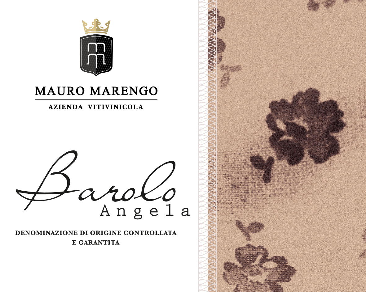 TABC label artwork for Mauro Marengo, Barolo 'Angela'
