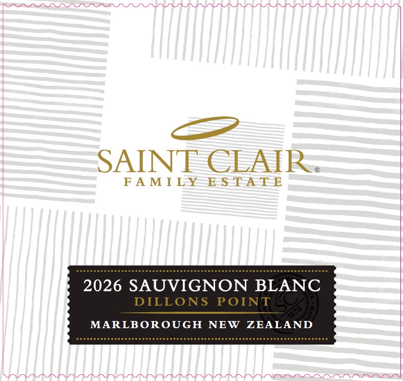 TABC label artwork for Saint Clair Family Estate Sauvignon Blanc Dillons Point Marlborough New Zealand