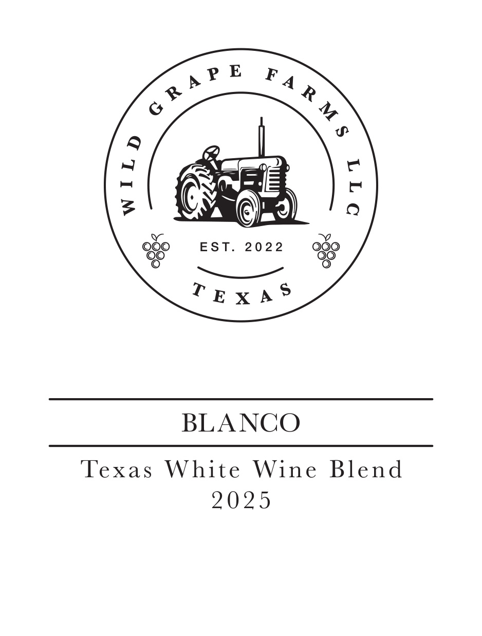 TABC label artwork for Wild Grape Farms Blanco