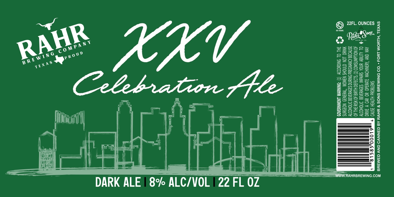 TABC label artwork for XXV Celebration Ale