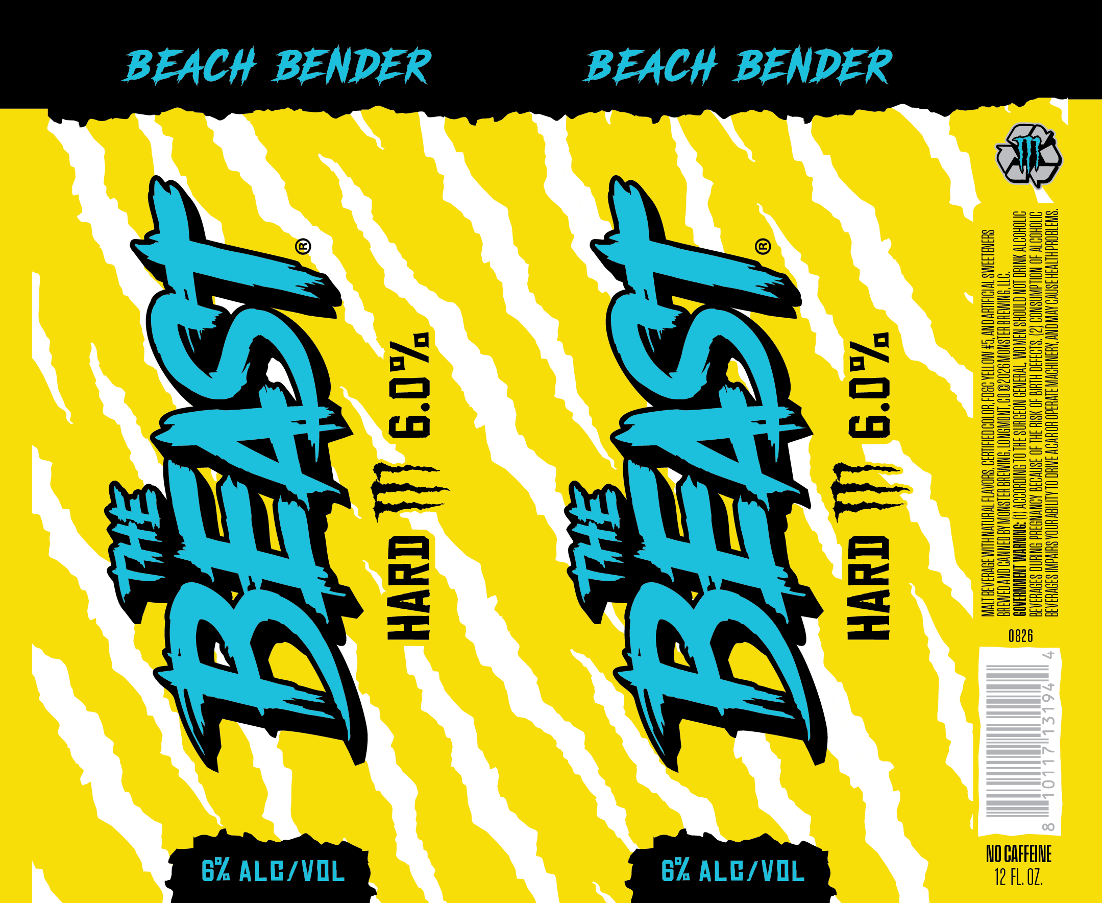 TABC label artwork for The Beast Beach Bender