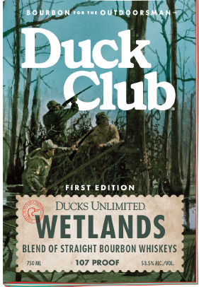 TABC label artwork for Duck Club Bourbon - Wetlands