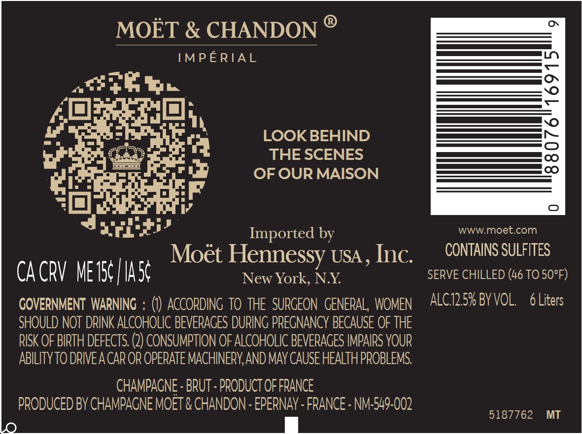 TABC label artwork for MOET & CHANDON IMPERIAL BRUT 6L WOODEN CASE
