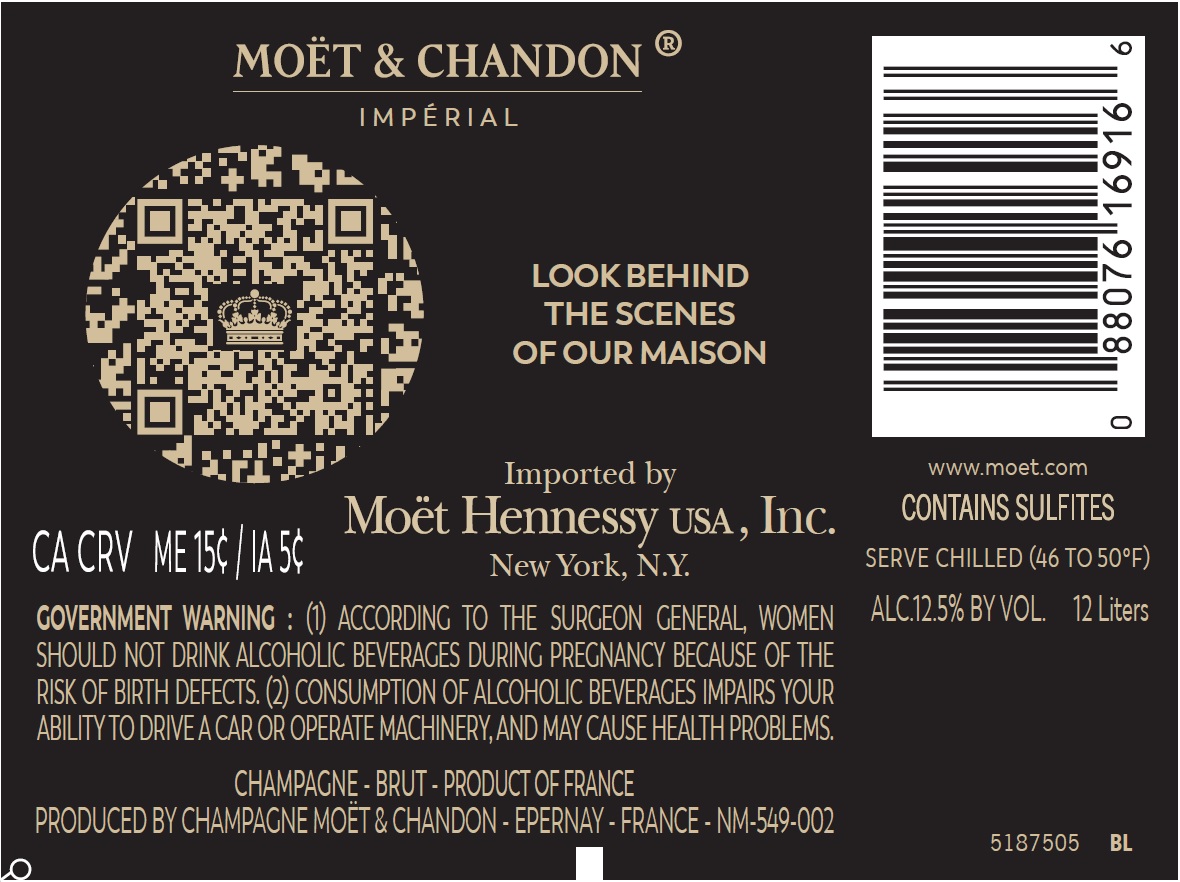 TABC label artwork for MOET & CHANDON IMPERIAL BRUT 12L WOODEN CASE