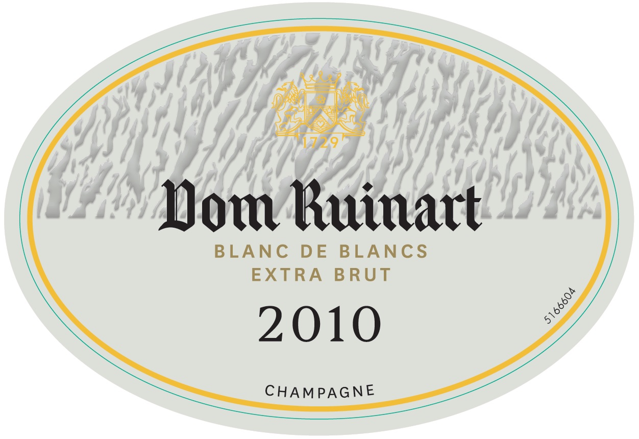 TABC label artwork for DOM RUINART BLANC DE BLANCS 2010