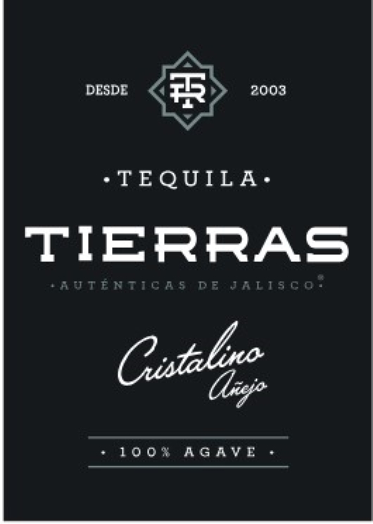 TABC label artwork for TIERRAS AUTENTICAS DE JALISCO CRISTALINO ANEJO