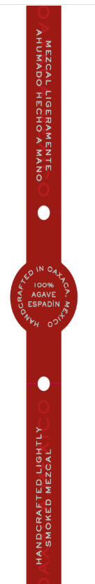 TABC label artwork for Rosaluna Mezcal Joven Organic