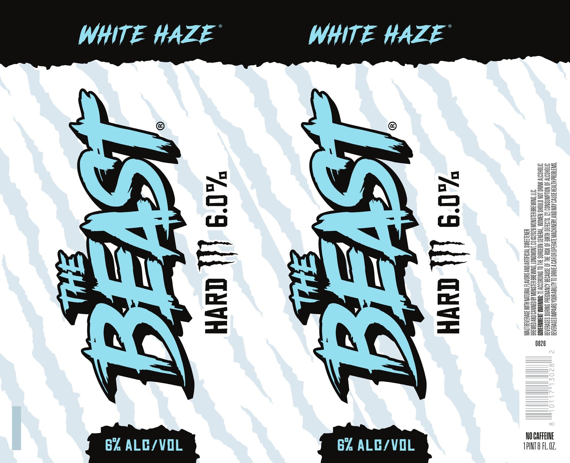 TABC label artwork for MONSTER BREWING THE BEAST WHITE HAZE