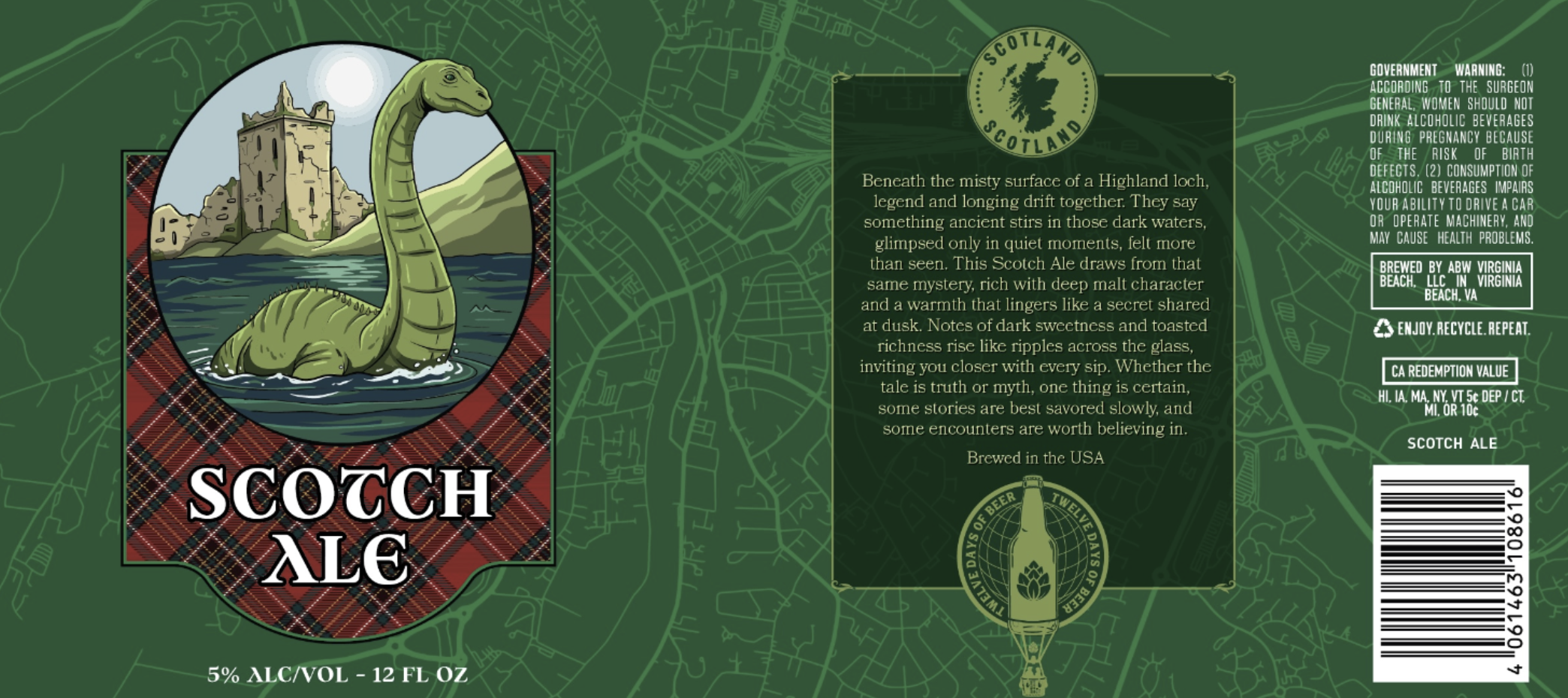 TABC label artwork for SCOTCH STYLE ALE