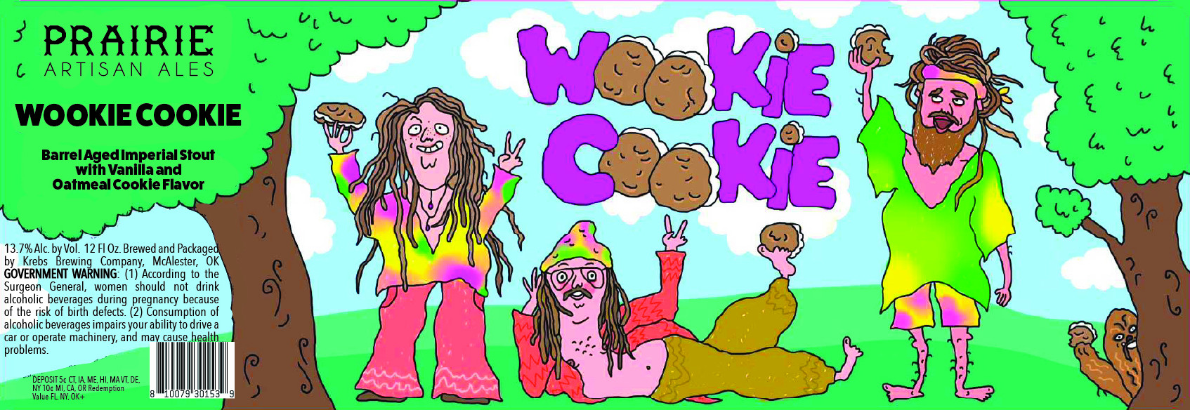 TABC label artwork for Prairie Artisan Ales Wookie Cookie