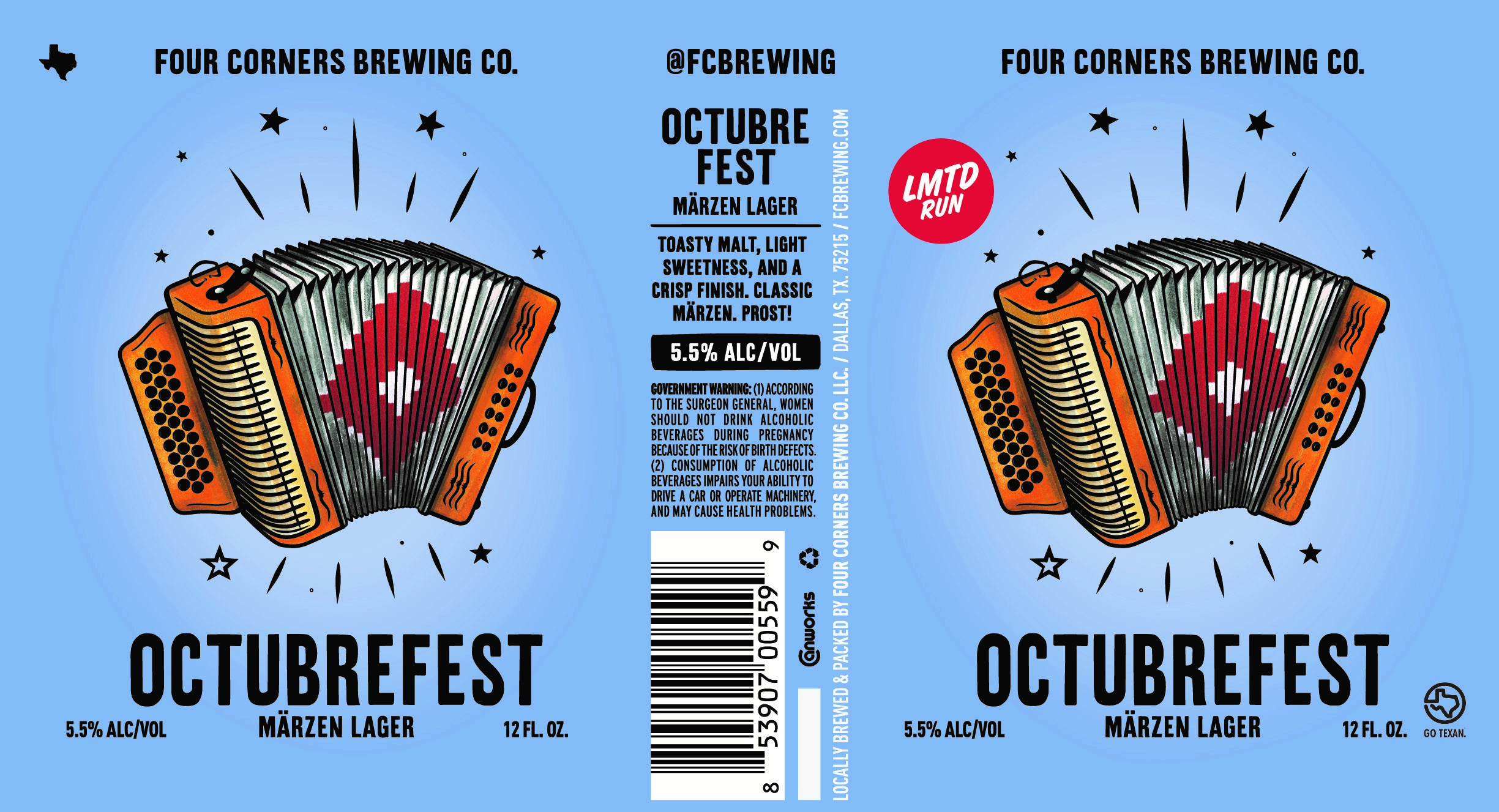 TABC label artwork for Octubrefest
