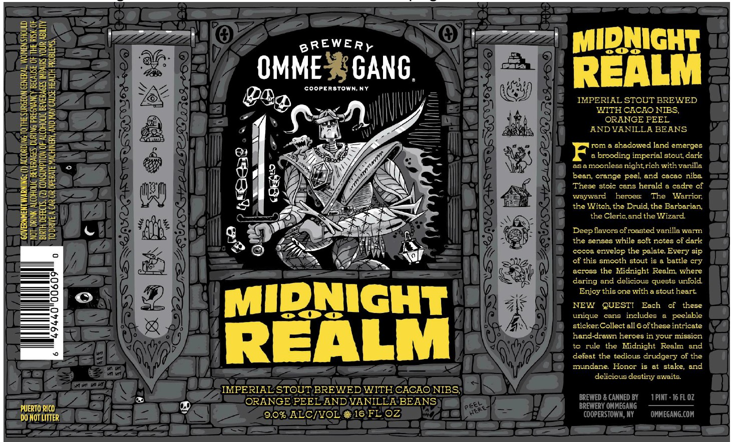 TABC label artwork for BREWERY OMMEGANG MIDNIGHT REALM