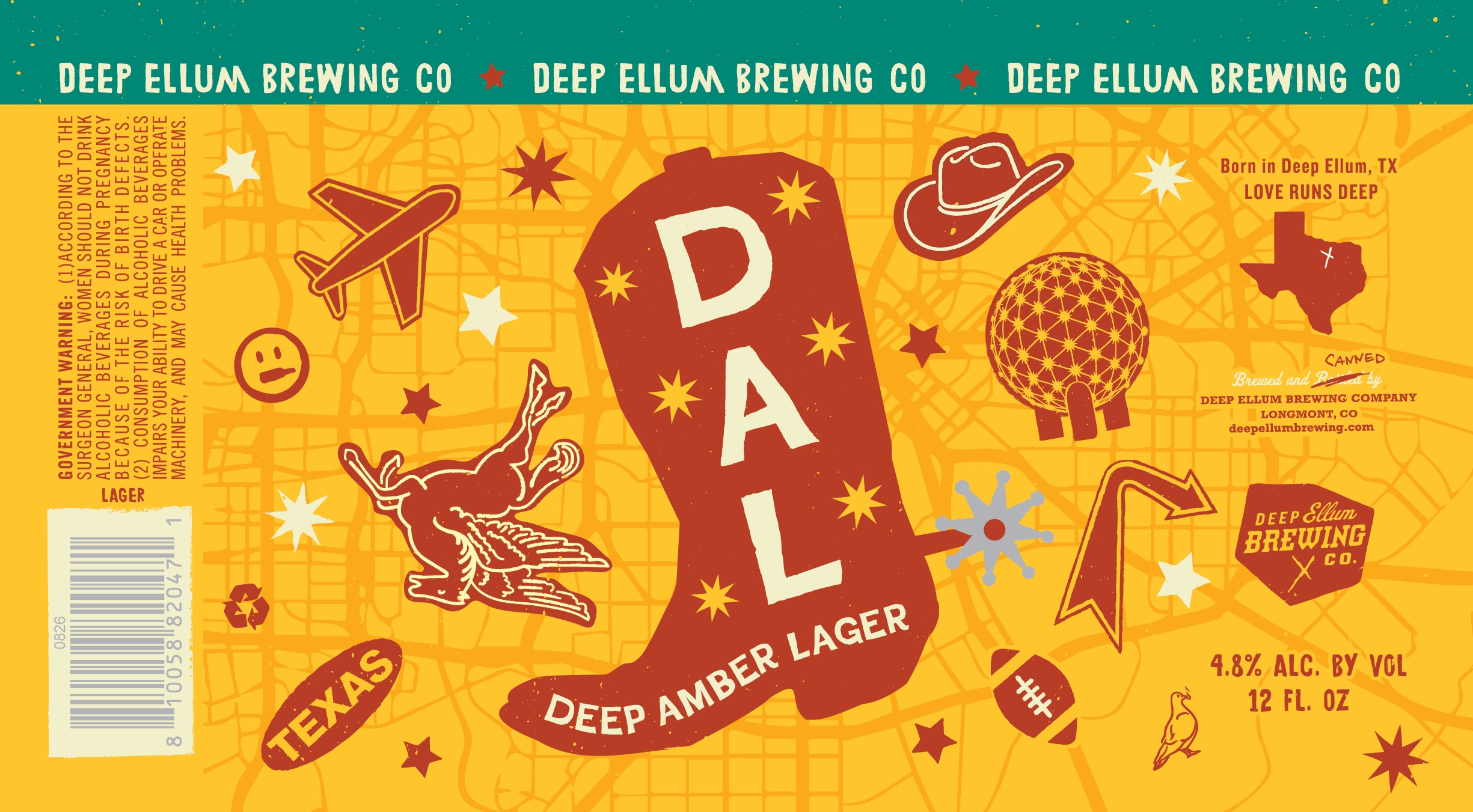 TABC label artwork for DAL