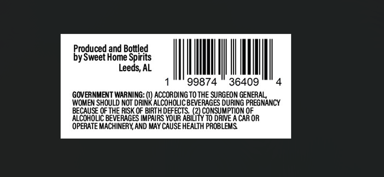 TABC label artwork for SWEET HOME UNITED AMERICAN WHISKEY
