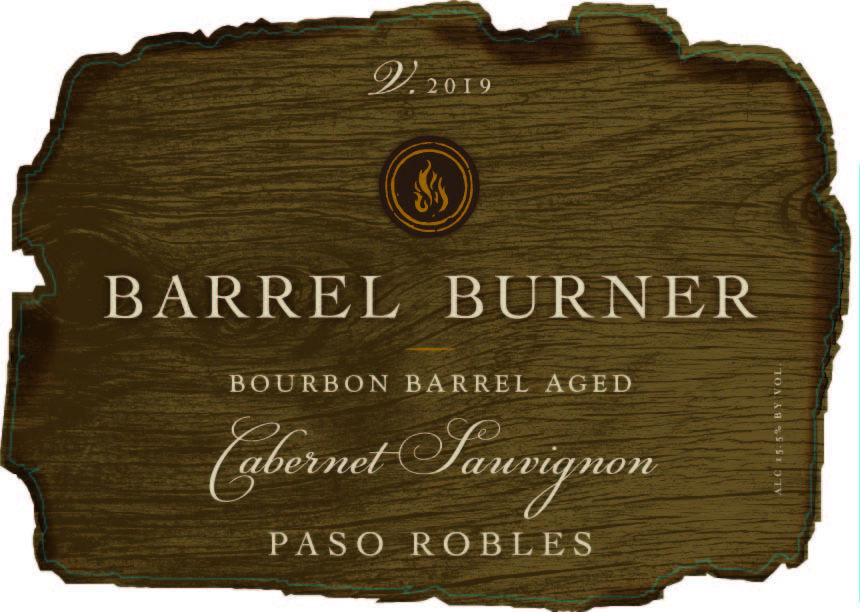 TABC label artwork for Barrel Burner Bourbon Barrel Cabernet Sauvignon