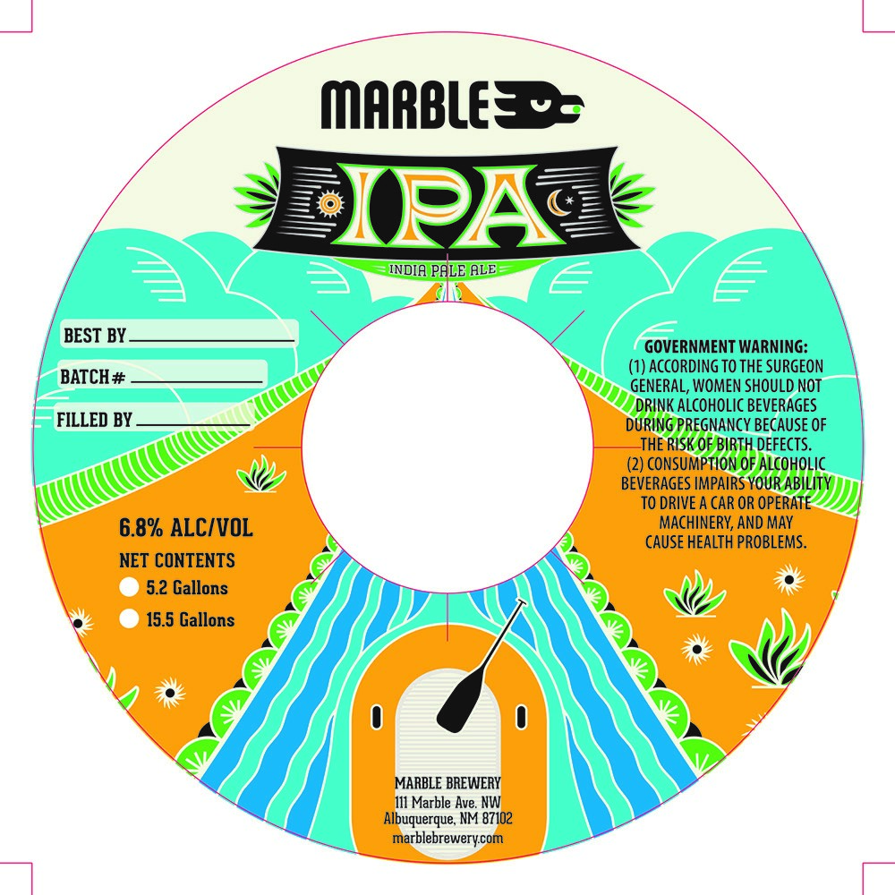 TABC label artwork for IPA