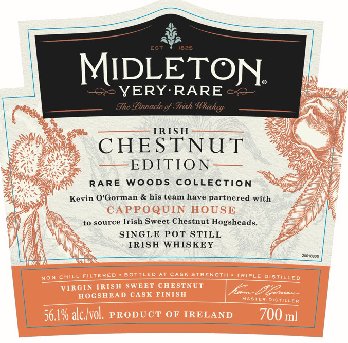 TABC label artwork for Midleton Very Rare Chestnut Edition