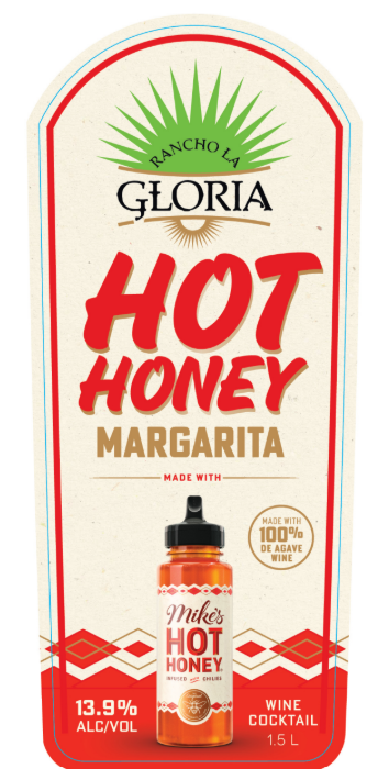 TABC label artwork for Rancho La Gloria Hot Honey Margarita