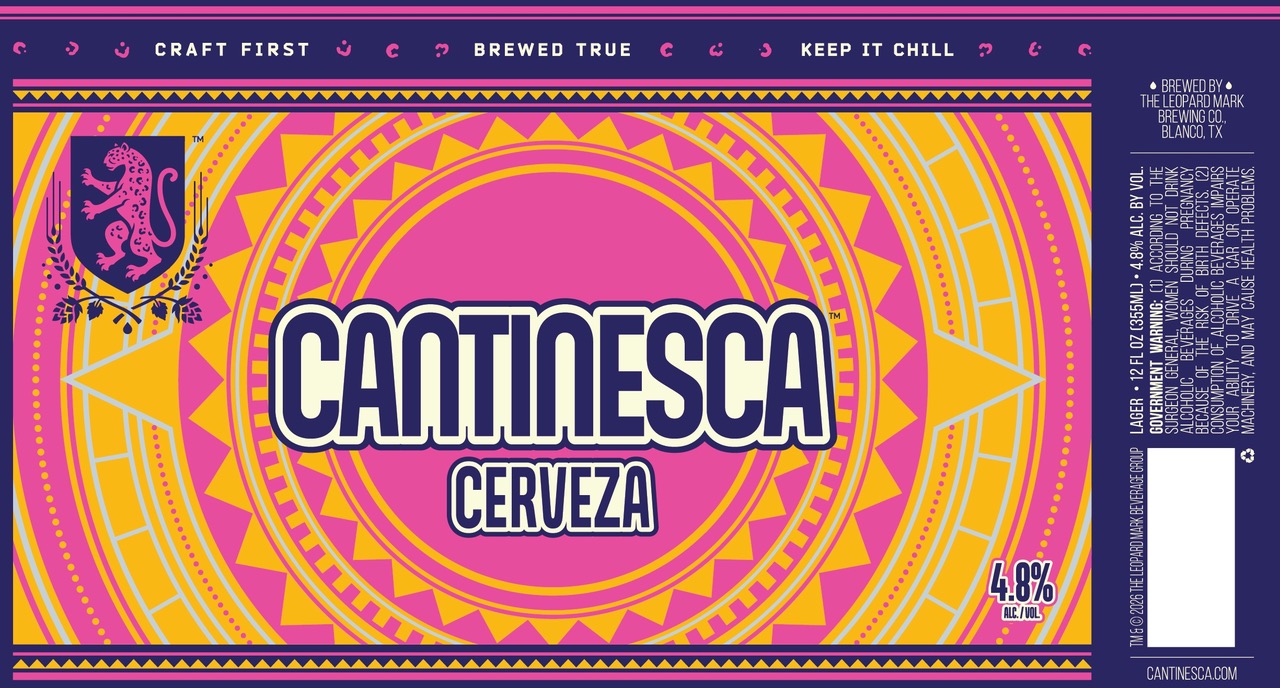 TABC label artwork for CANTINESCA CERVEZA