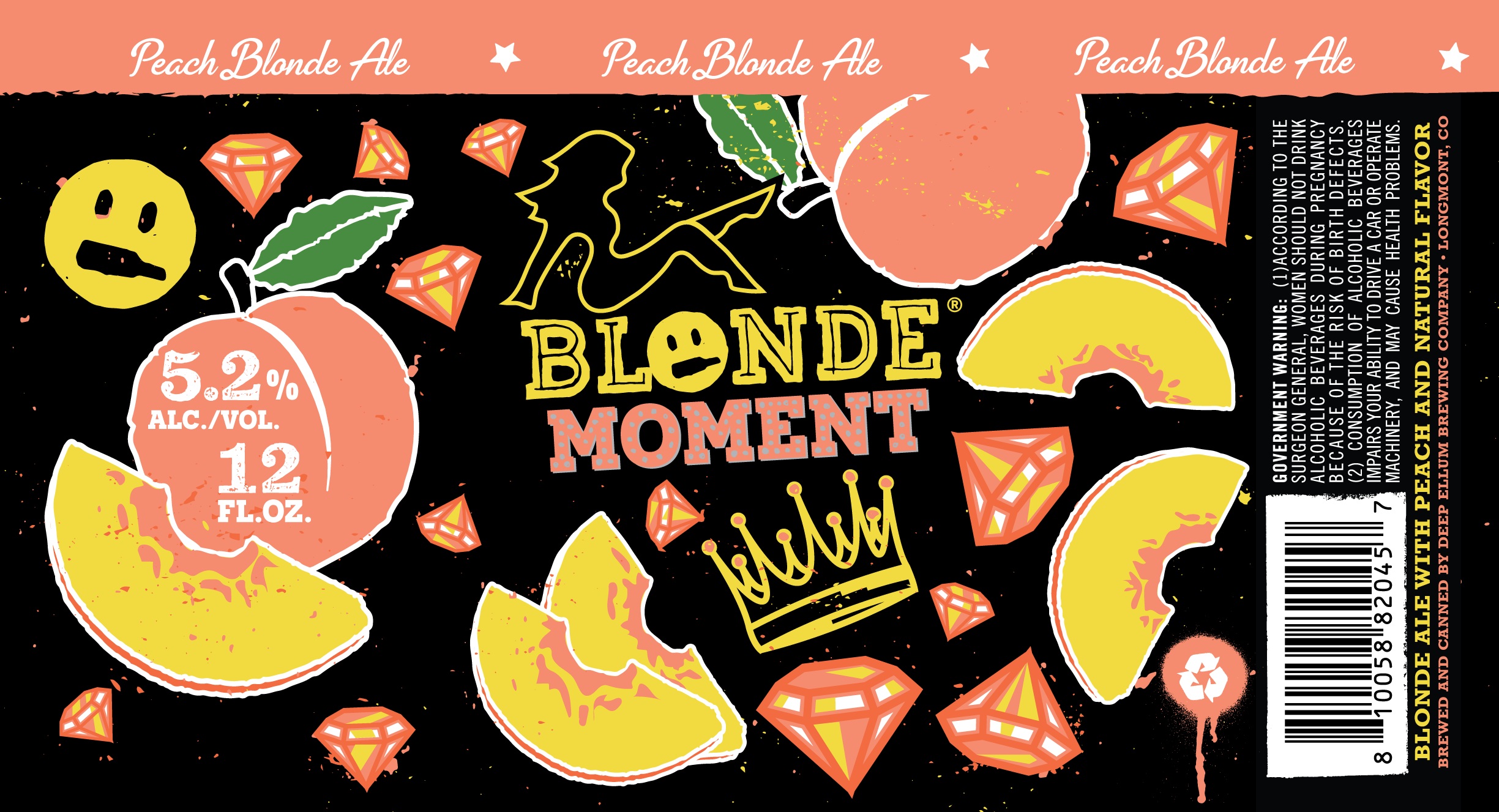 TABC label artwork for Blonde Moment