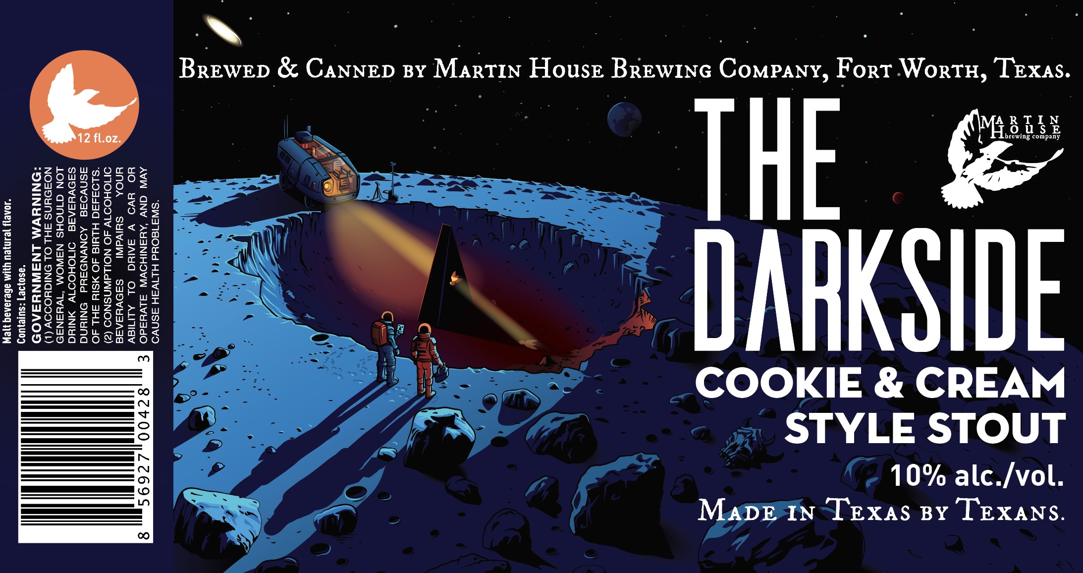 TABC label artwork for The Darkside Can