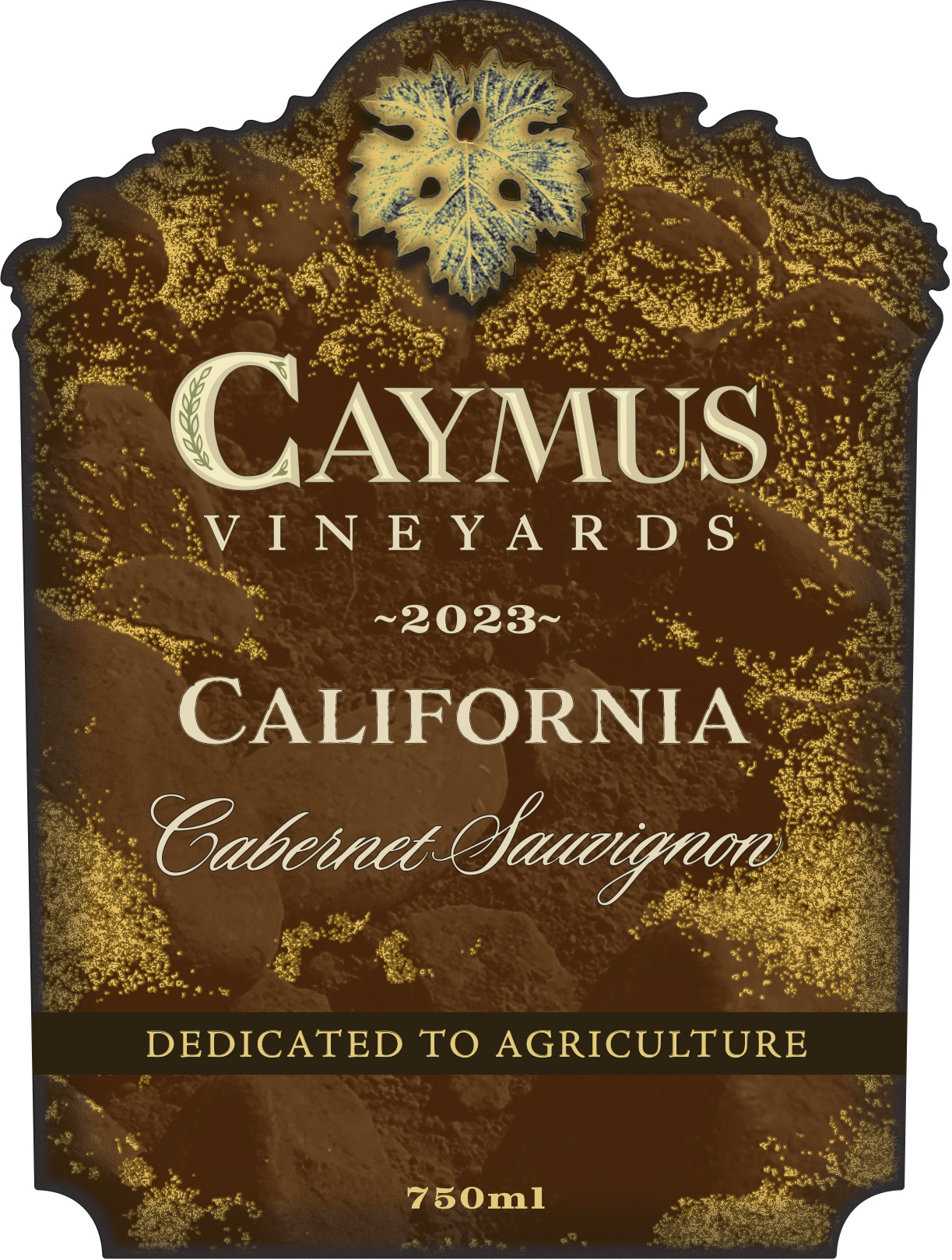 TABC label artwork for CAYMUS VINEYARDS Cabernet Sauvignon California C-CA