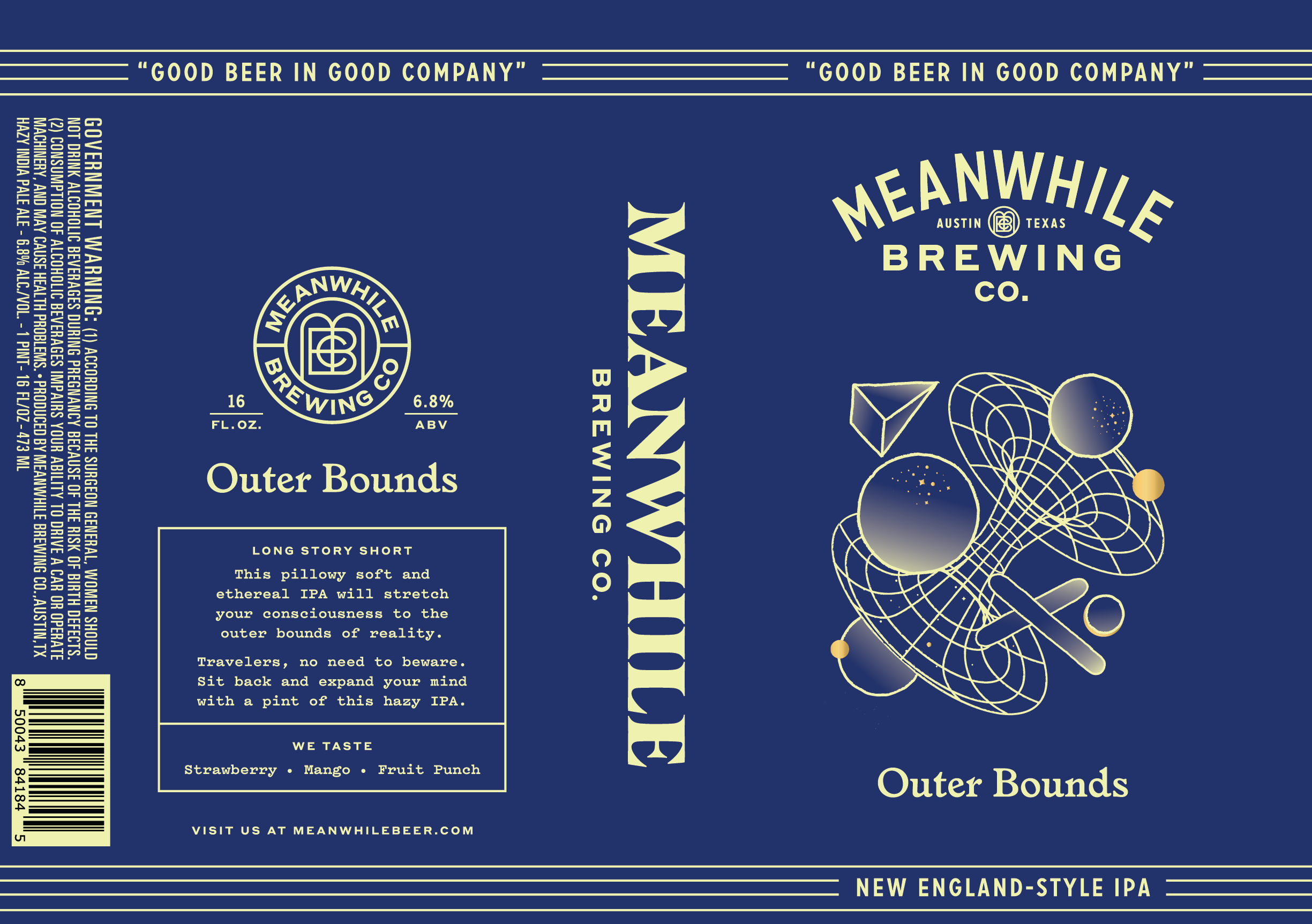 TABC label artwork for Outer Bounds