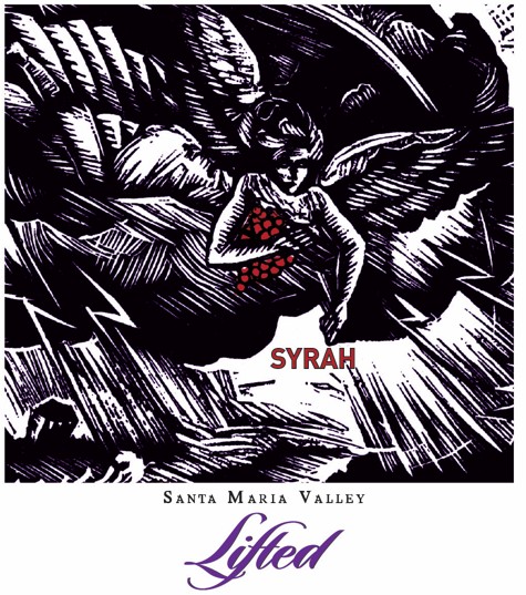 TABC label artwork for Lifted Syrah