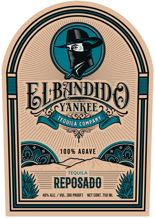 TABC label artwork for El Bandido Yankee Reposado