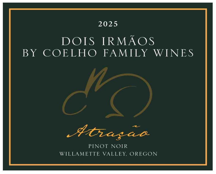 TABC label artwork for Dois Irmaos Atracao Pinot Noir