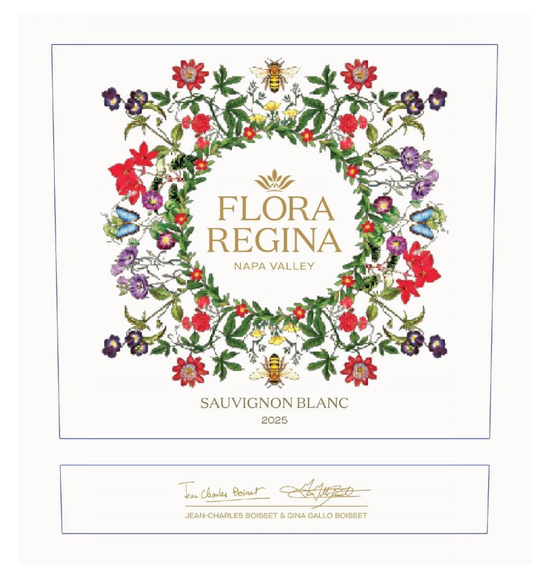TABC label artwork for Flora Regina Napa Sauvignon Blanc