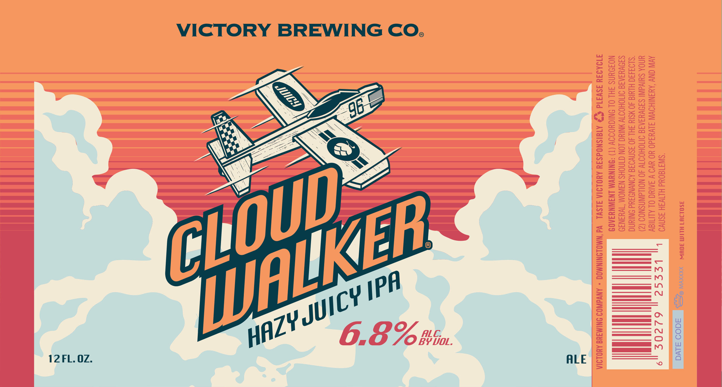 TABC label artwork for VICTORY CLOUD WALKER CAN 2026