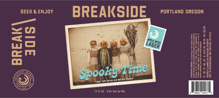 TABC label artwork for Spooky Time