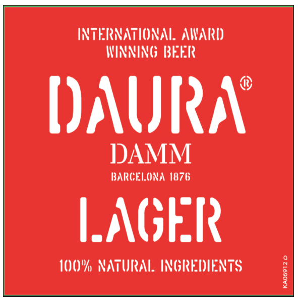 TABC label artwork for Daura